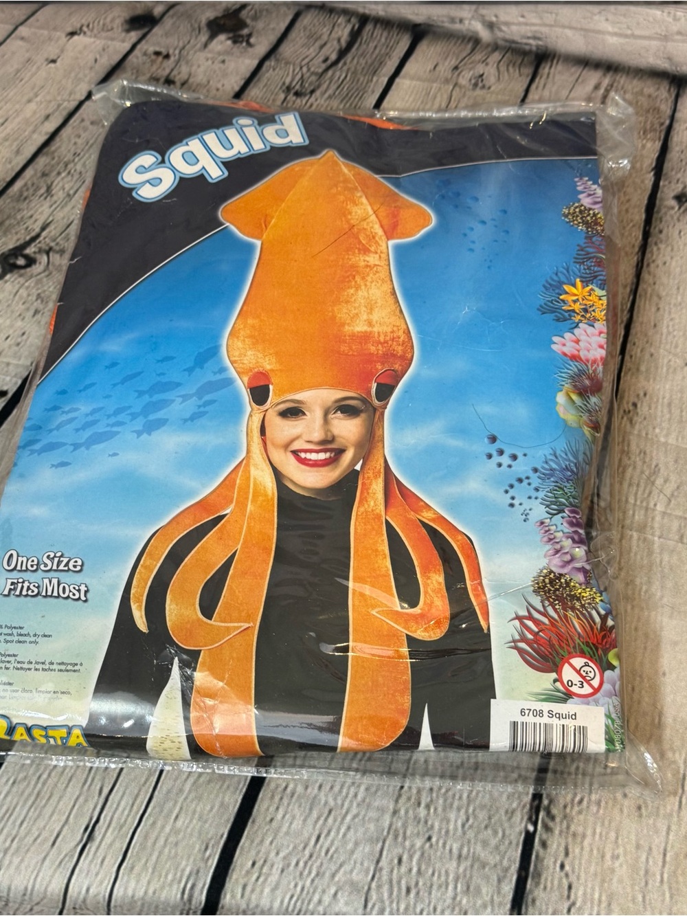 Squid Adult Halloween Costume Hat
